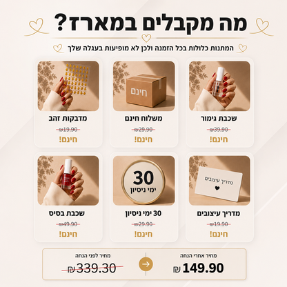 מארז עפרונות מוכן